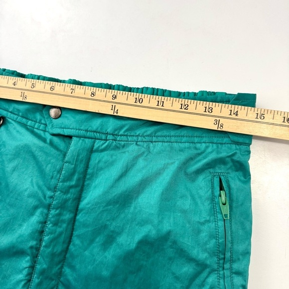 Descente Vintage Mens Sz 34 Teal Ski Snowboard Pants Insulated Full Side Zip Y2K - Picture 11 of 13